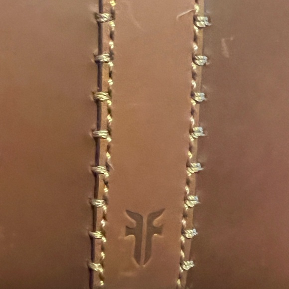 VERY RARE - FRYE Women's Ilana Color Block Bucket Hobo Leather Bag, Cognac Multi - Picture 4 of 13